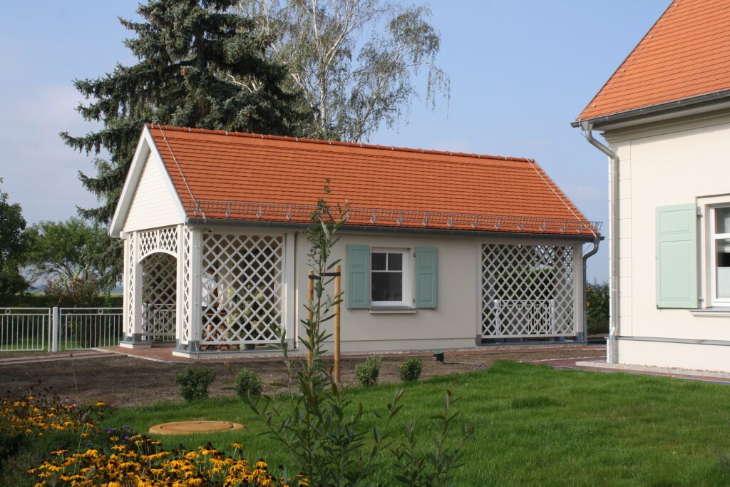 Neubau EFH und Nebengebäude (Oderaue) - Gartenhaus